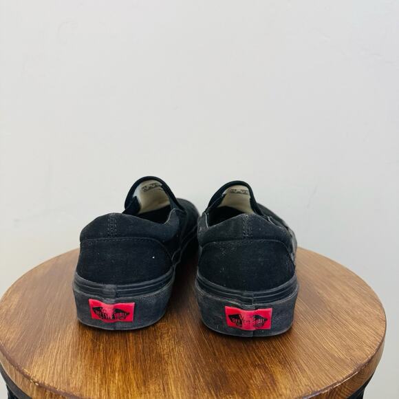 Vans Black Classic Slip On Shoes Men’s Size 7 main image 4